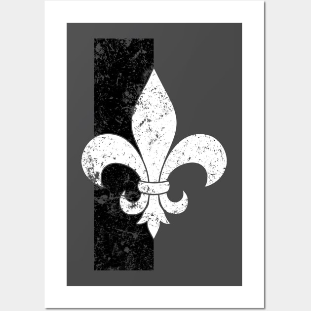 Fleur de lis Ebon Chalice Wall Art by SimonBreeze